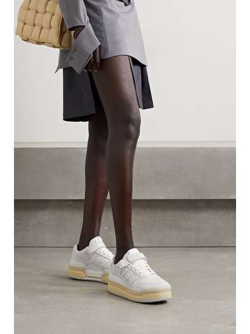 ADIDAS ORIGINALS Baskets en nubuck et en tissu technique Triple Platform