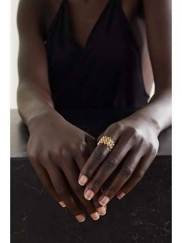 OFIRA Tattoo 18-karat gold diamond ring