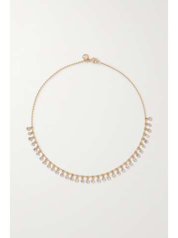 MARLO LAZ 14-karat gold diamond choker