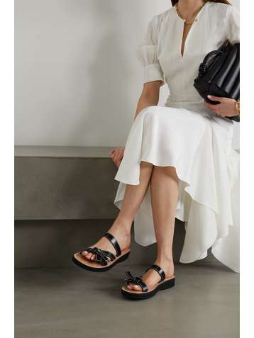 LOEWE Gate Pantoletten aus Leder