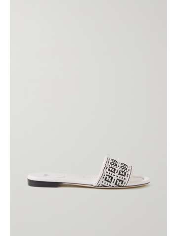 FENDI Woven leather sandals