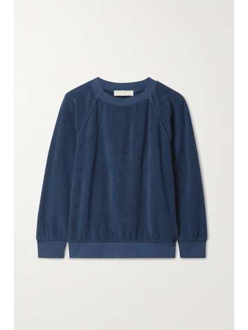 SUZIE KONDI Organic cotton-terry sweatshirt