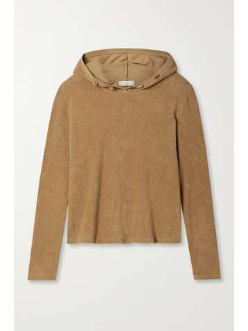 SUZIE KONDI Organic cotton-terry hoodie