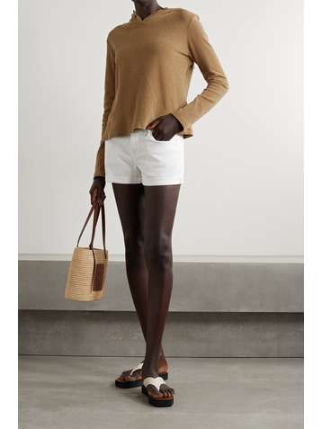 SUZIE KONDI Organic cotton-terry hoodie