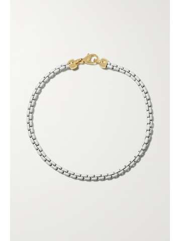 EÉRA Giada silver and gold anklet