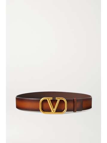 VALENTINO Valentino Garavani VLOGO leather belt