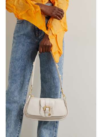 SEE BY CHLOÉ Lesly small embellished textured-leather shoulder bag