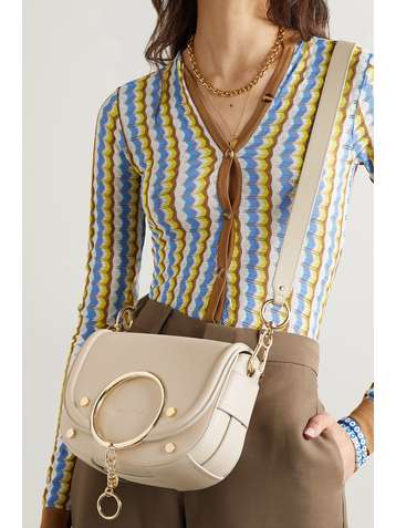 SEE BY CHLOÉ Sac porté épaule en cuir à ornements Mara Small