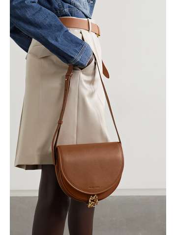 SEE BY CHLOÉ Sac porté épaule en cuir texturé à ornements Mara