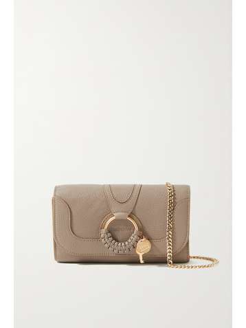 SEE BY CHLOÉ Hana textured-leather shoulder bag