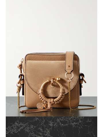 SEE BY CHLOÉ Sac porté épaule en cuir texturé et en daim Joan