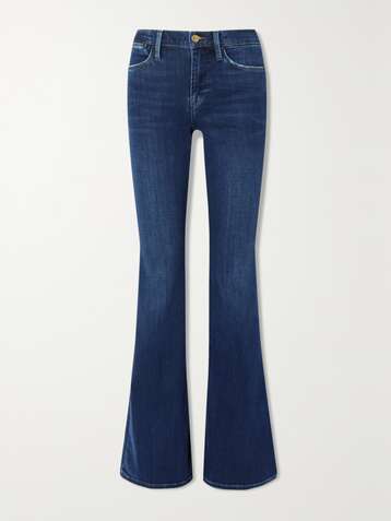 FRAME Le High Flare high-rise jeans