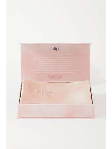 SLIP Embroidered tie-dyed mulberry silk queen pillowcase