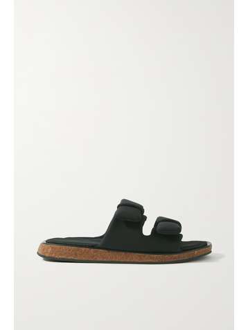 RAG & BONE Parque padded recycled neoprene slides