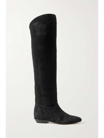 ISABEL MARANT Seelys kniehohe Stiefel aus Veloursleder