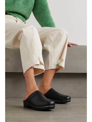 ISABEL MARANT Thalie studded leather clogs