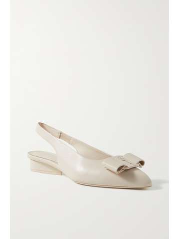 SALVATORE FERRAGAMO Viva Ballerinas aus Leder mit Schleife