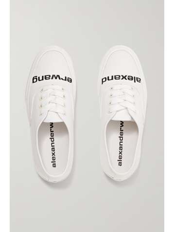 ALEXANDER WANG Becker logo-print twill sneakers