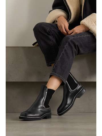 CHLOÉ Idol embellished leather Chelsea boots