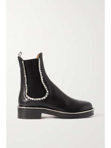 CHLOÉ Idol embellished leather Chelsea boots