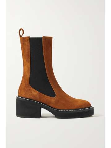 KHAITE Bottines chelsea en daim Calgary