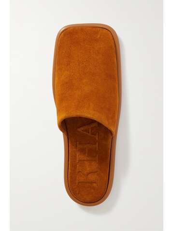 KHAITE Chaussons de ville en daim Monaco