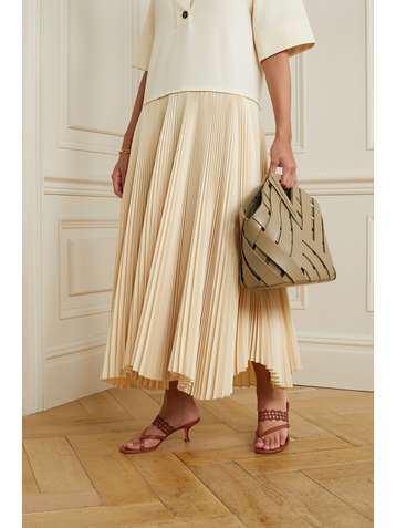 MANOLO BLAHNIK Susa 50 woven leather sandals