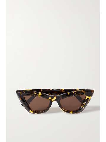 BOTTEGA VENETA Cat-eye tortoiseshell acetate sunglasses
