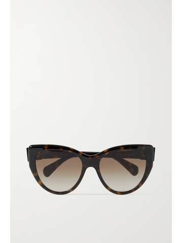 GUCCI EYEWEAR Cat-eye tortoiseshell acetate sunglasses