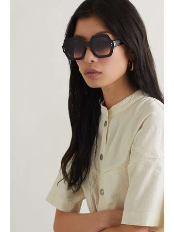 ISABEL MARANT Lunettes de soleil octogonales en acétate
