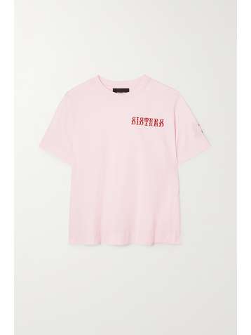 SIMONE ROCHA International Women's Day embroidered Supima cotton-jersey T-shirt