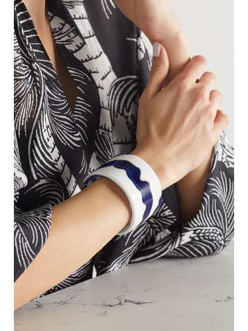 DRIES VAN NOTEN Bracelet jonc en résine