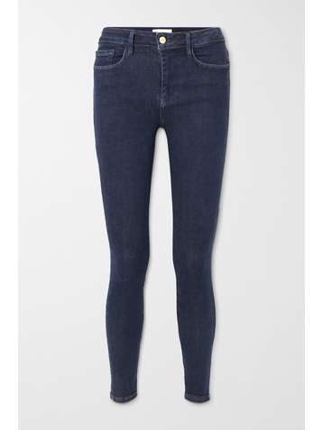 FRAME Le One high-rise skinny jeans