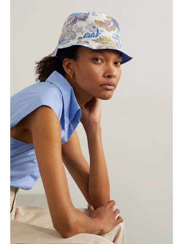 ISABEL MARANT Haley reversible printed padded shell bucket hat