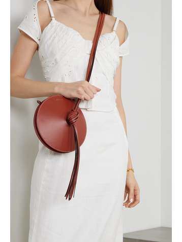 NEOUS Mercury tasseled leather shoulder bag