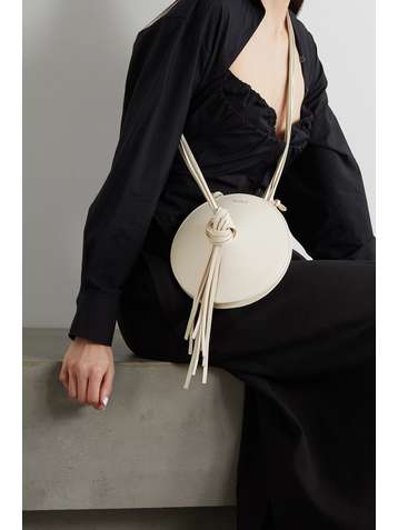 NEOUS Mercury tasseled leather shoulder bag