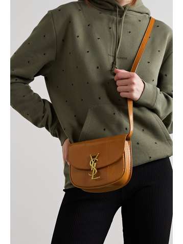 SAINT LAURENT Kaia small watersnake shoulder bag