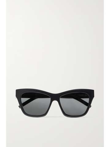 SAINT LAURENT Cat-eye acetate sunglasses