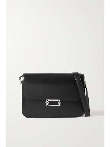 SAINT LAURENT Fermoir leather shoulder bag
