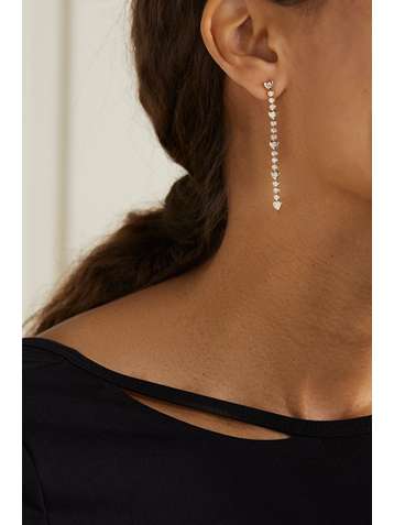 JENNIFER MEYER 18-karat gold diamond earrings