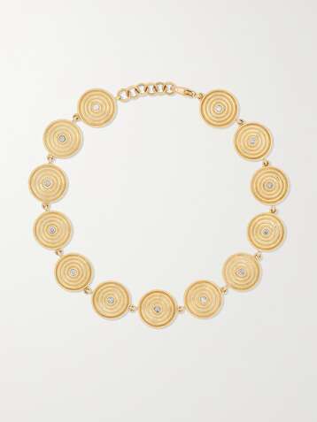 ALMASIKA Universum 18-karat gold diamond bracelet