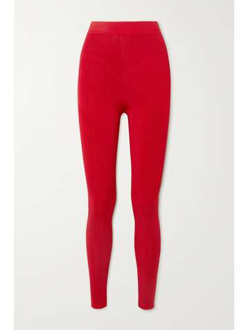AZ FACTORY MyBody paneled stretch-knit leggings