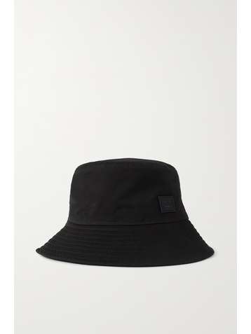 ACNE STUDIOS Bob en serge de coton à appliqué