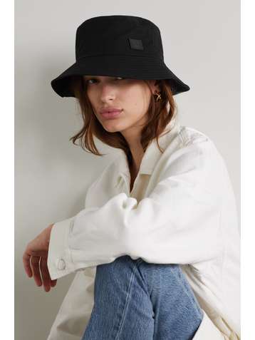 ACNE STUDIOS Bob en serge de coton à appliqué