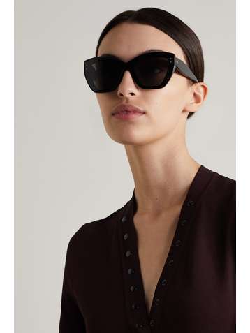 ALAÏA Square-frame acetate sunglasses
