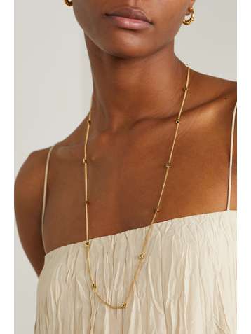 VALENTINO Valentino Garavani Rockstud gold-tone necklace