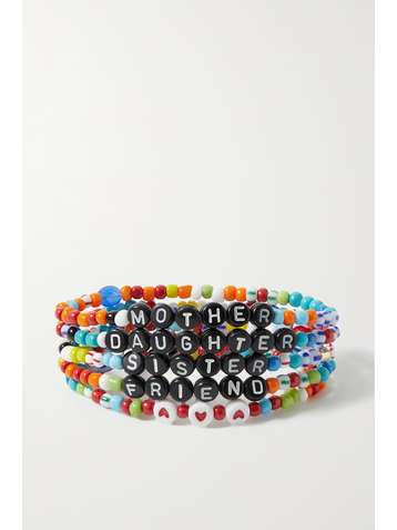 ROXANNE ASSOULIN Set de cinq bracelets à perles