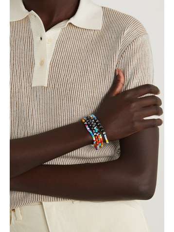 ROXANNE ASSOULIN Set de cinq bracelets à perles