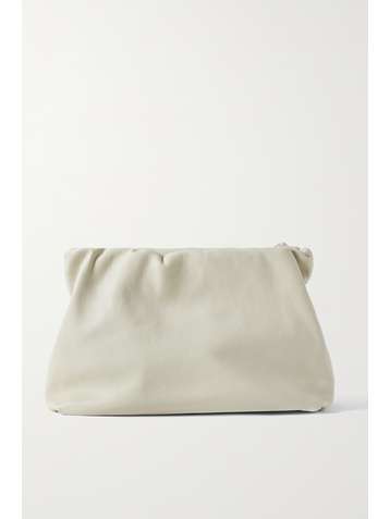THE ROW Bourse leather clutch