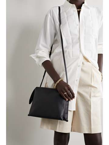 THE ROW Nu Twin leather shoulder bag